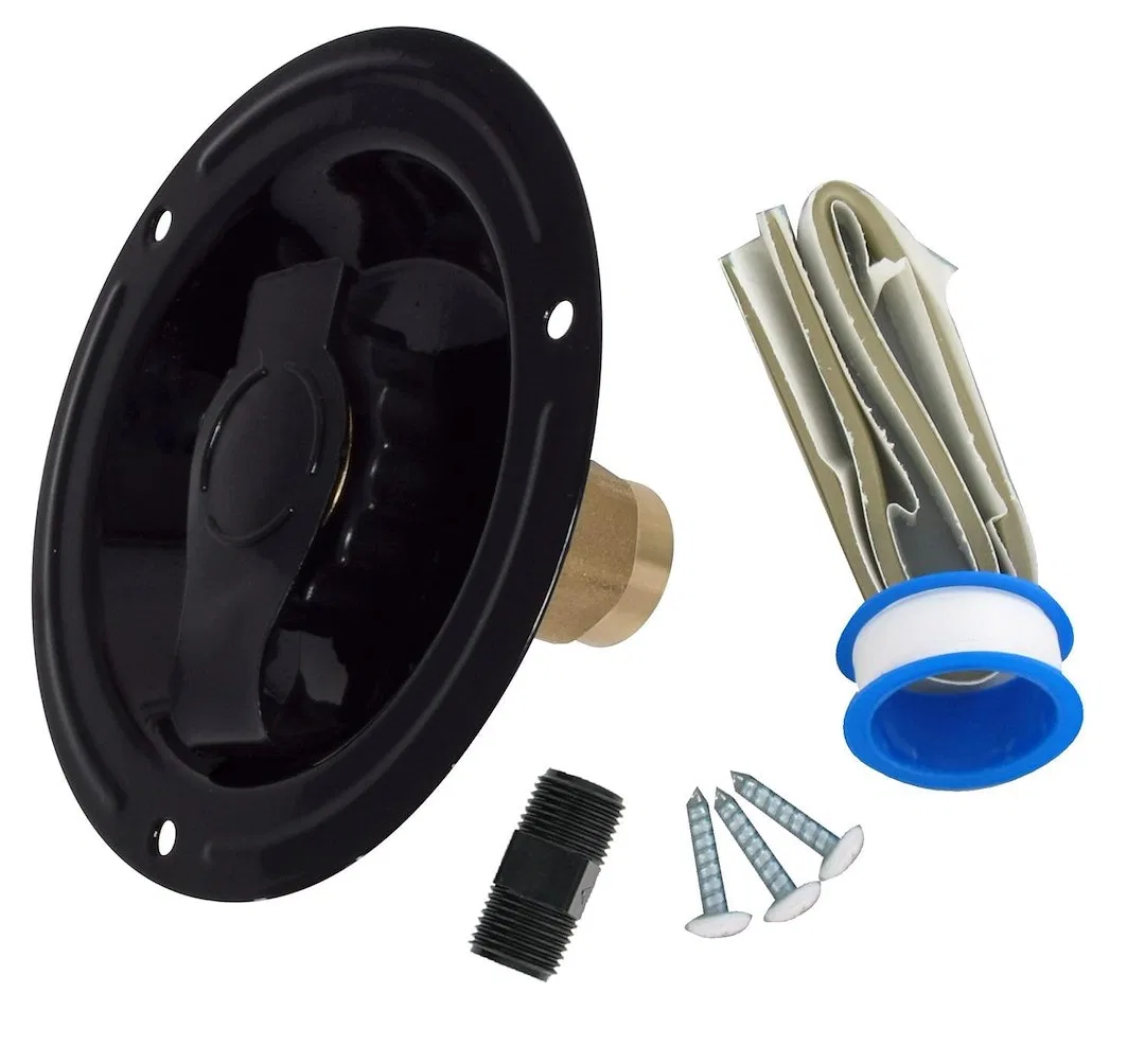 A01-0178LFVP – VALTERRA LLC Fresh Water Inlet, Used For RV Fresh Water System Female Pipe Thread Black Metal With Ins...